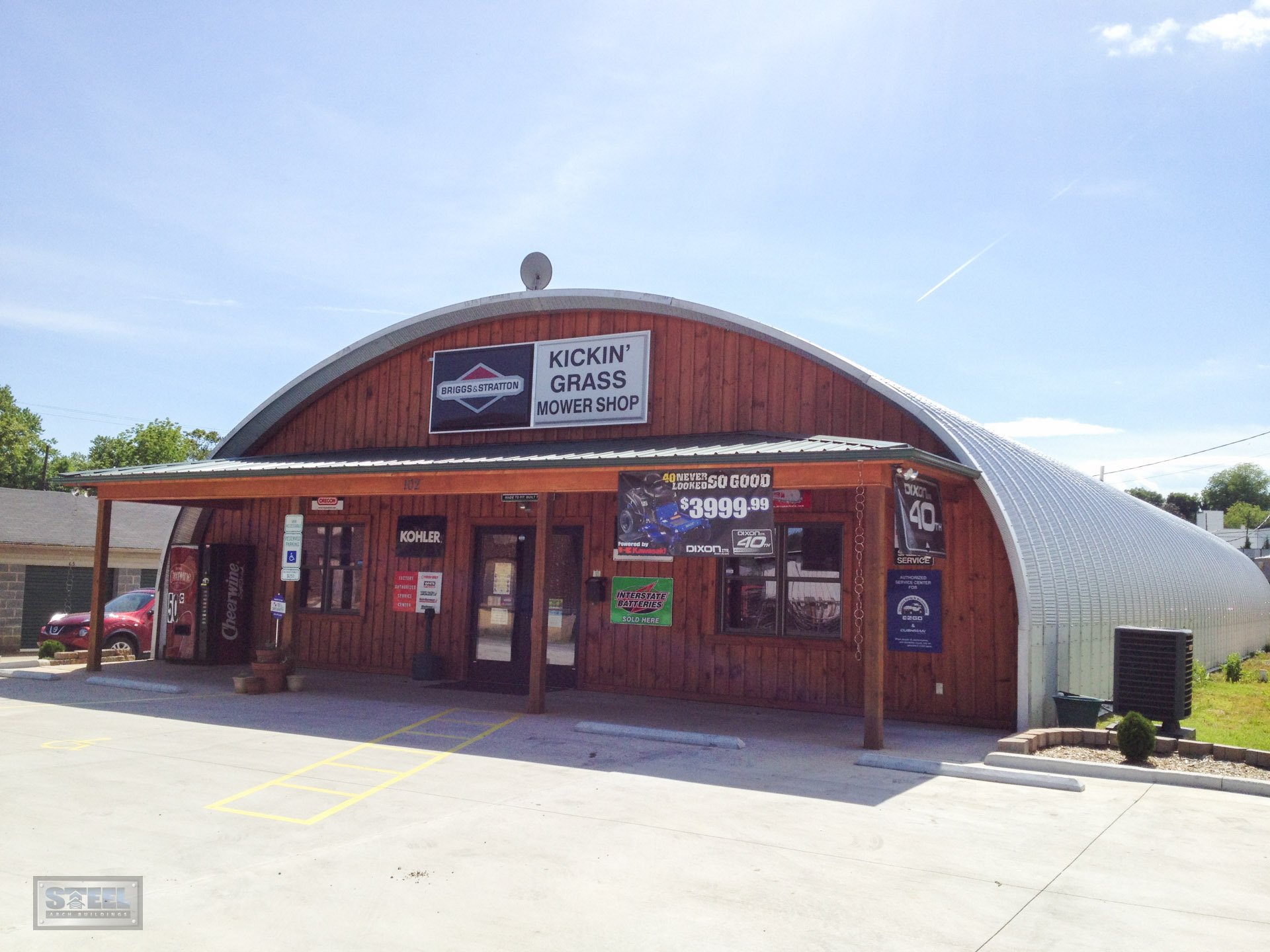 There’s No Question About It The QModel Steel Arch Building Quiets