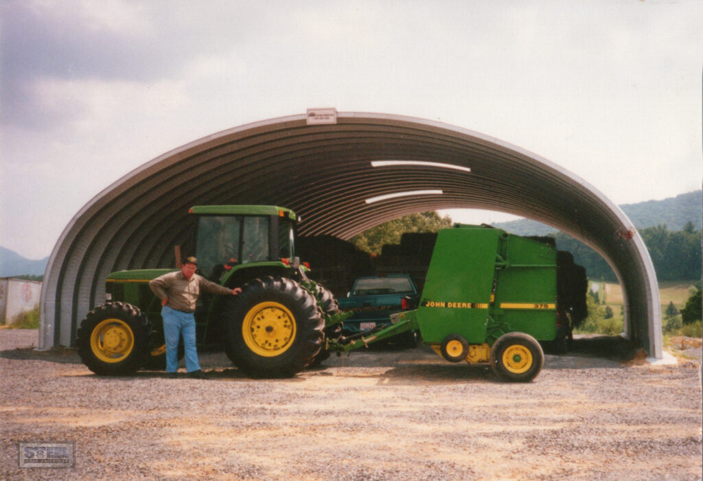 steel arch building