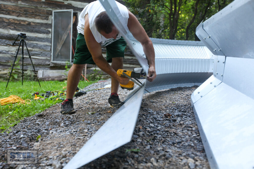 DIY steel arch