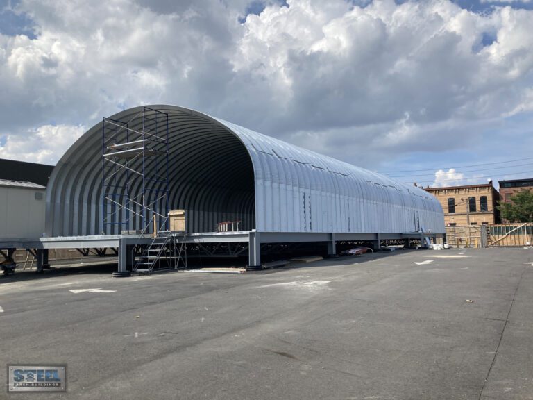 Steel Arch Buildings Commercial Project