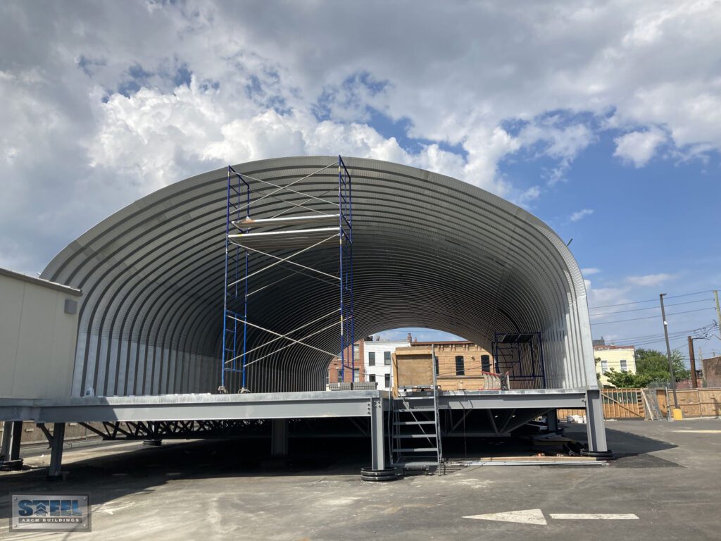 Steel Arch Buildings Commercial Project